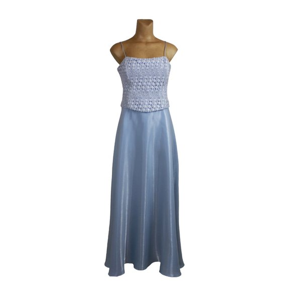 Rebecca Sky Blue Special Occasion Gown - Picture 1 of 16